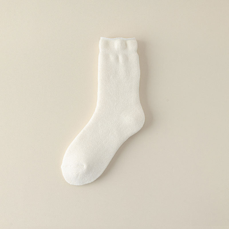 Cozy Relaxed Cuff Wool Socks - 3 Pairs