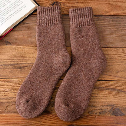 Merino Wool Mid Calf Socks - 2 Pairs
