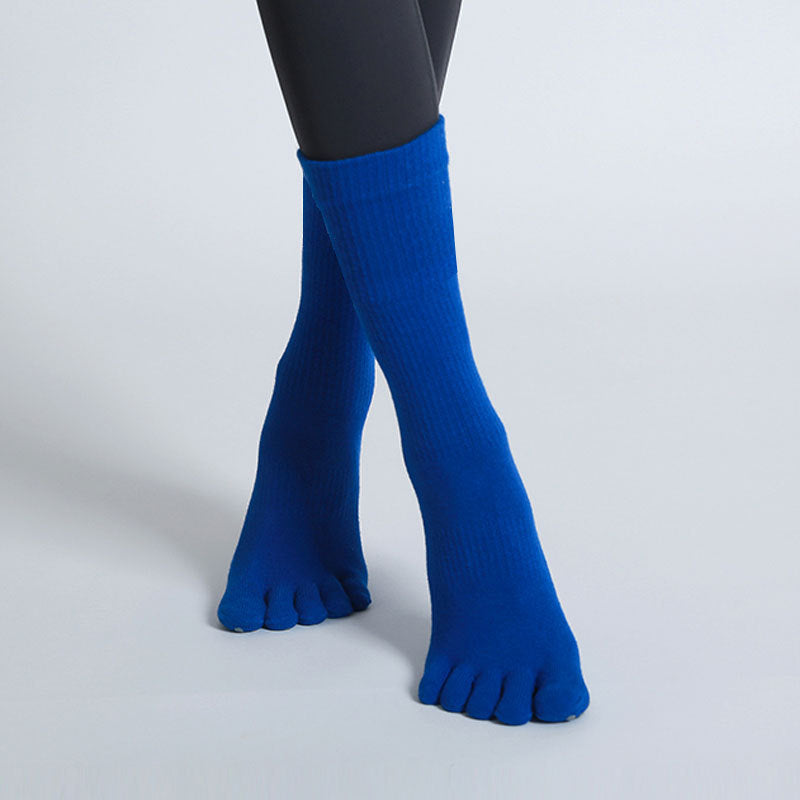 GripFit Cotton Crew Toe Socks - 3 Pairs