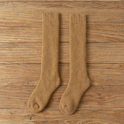 Wool Over the Calf Socks Women