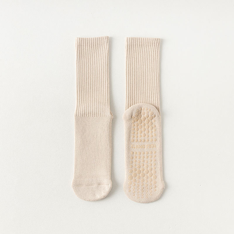 Grip Yoga Pilates Cushioned Crew Socks - 2 Pairs