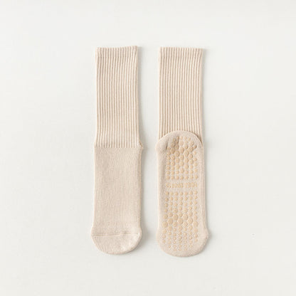 Grip Yoga Pilates Cushioned Crew Socks - 2 Pairs