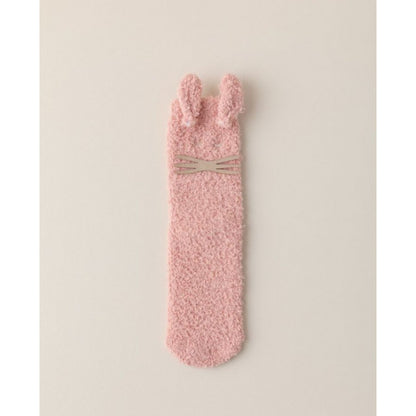 Cute Cartoon Bunny Coral Fleece Home Socks - 2 Pairs