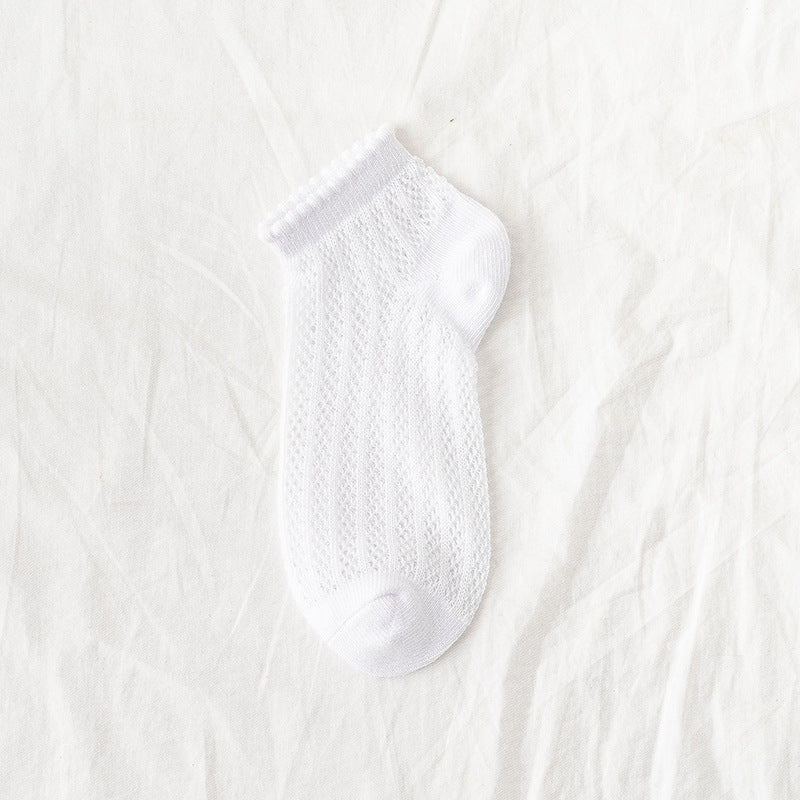 Breeze Mesh Women’s Low-Cut Cotton Socks - 3 Pairs