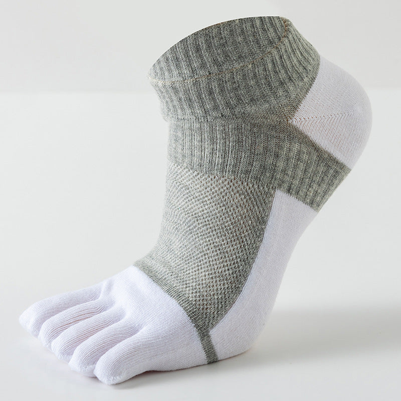 Breeze Step Men’s Breathable Toe Socks - 3 Pairs