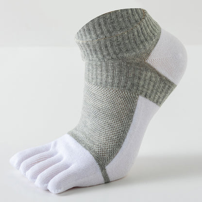 Breeze Step Men’s Breathable Toe Socks - 3 Pairs