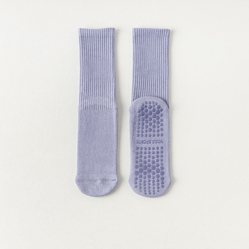 Grip Yoga Pilates Cushioned Crew Socks - 2 Pairs