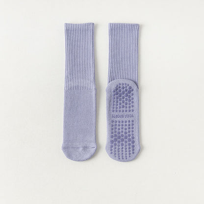 Grip Yoga Pilates Cushioned Crew Socks - 2 Pairs