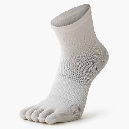 Breathe Fit Cotton Five Toe Socks - 3 Pairs
