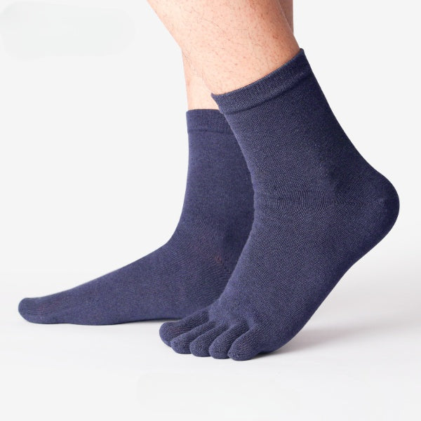 Comfort Stretch Plus Size Cotton Toe Socks Crew - 3 Pairs