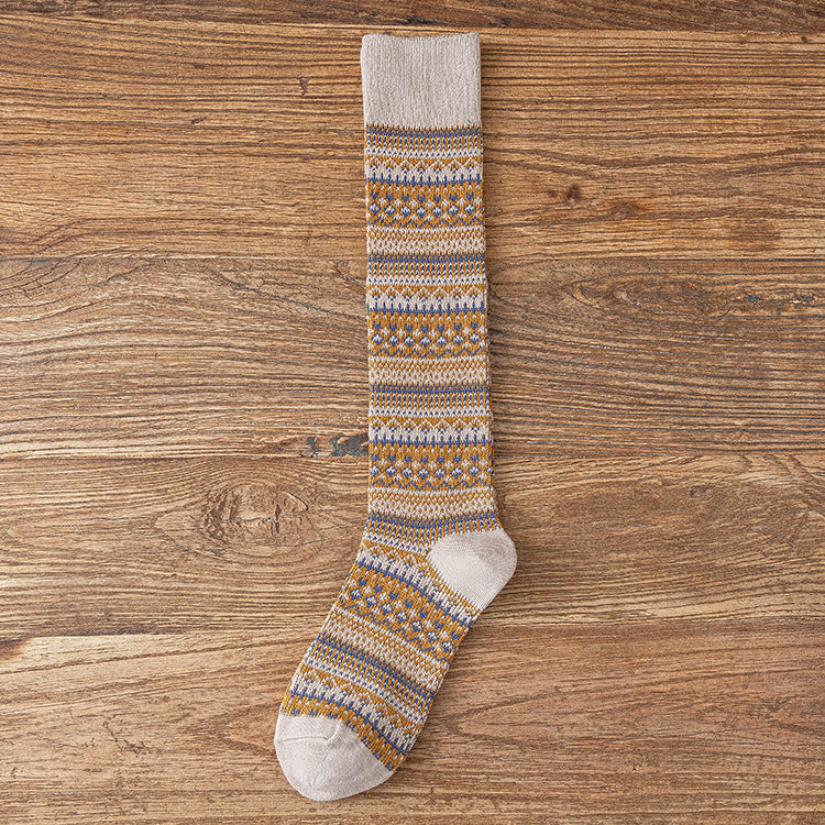 Nordic Cozy Socks Women Over The Calf - 2 Pairs