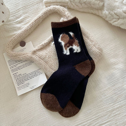 Cute Paws Wool Socks - 2Pairs