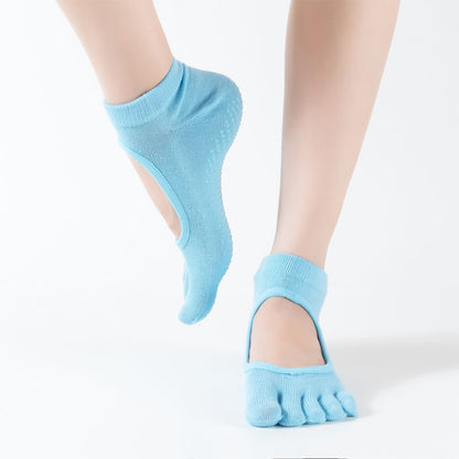 GripFit Yoga &amp; Pilates Toe Socks - 2 Pairs