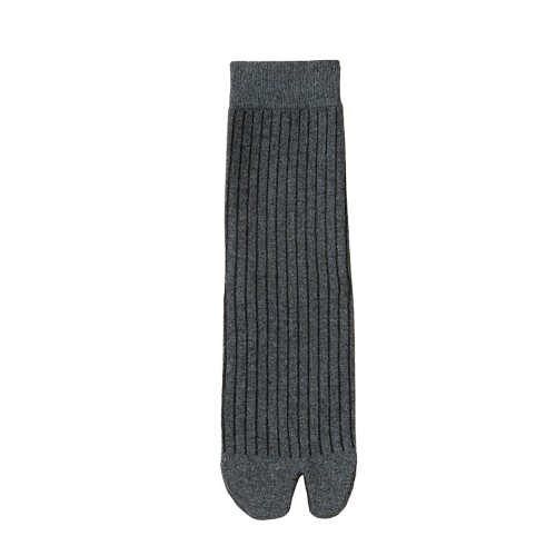Men’s Split Two-Toe Socks – Japanese Tabi Style Crew Socks - 3 Pairs