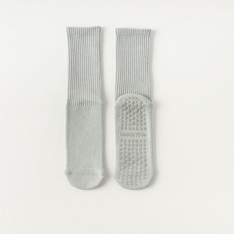 Grip Yoga Pilates Cushioned Crew Socks - 2 Pairs