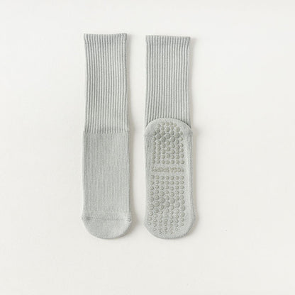 Grip Yoga Pilates Cushioned Crew Socks - 2 Pairs