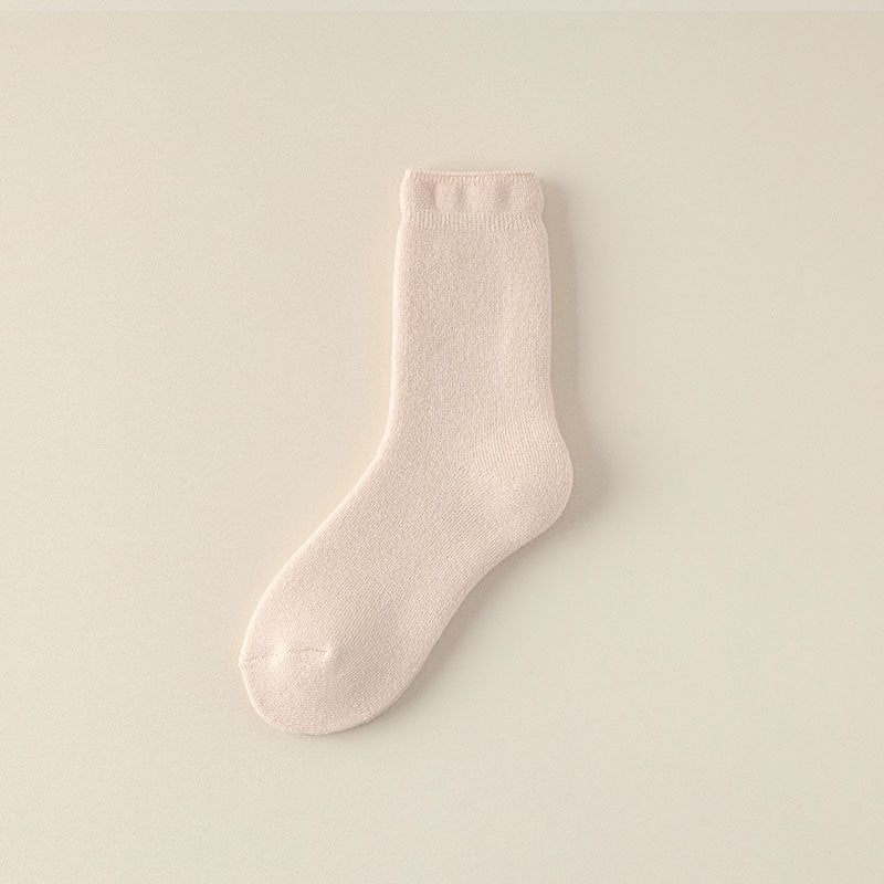 Cozy Relaxed Cuff Wool Socks - 3 Pairs