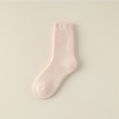Cozy Relaxed Cuff Wool Socks - 3 Pairs