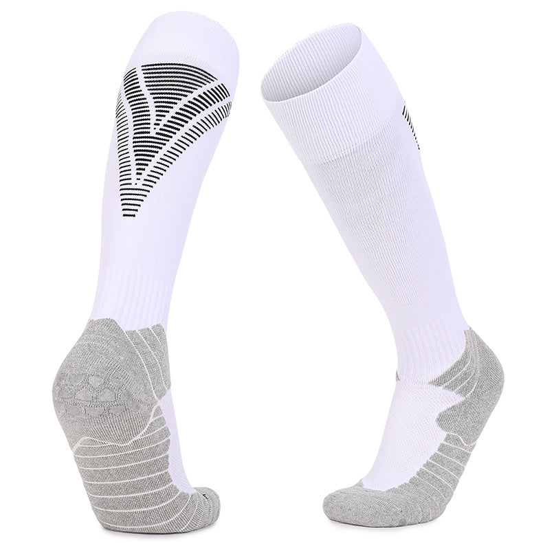 Non-slip Knee High Soccer Socks - 2 Pairs