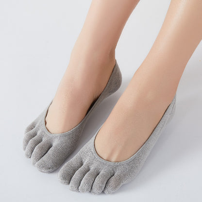 No-Show Toe Socks Women - 3 Pairs