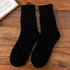 Merino Wool Mid Calf Socks Women - 2 Pairs