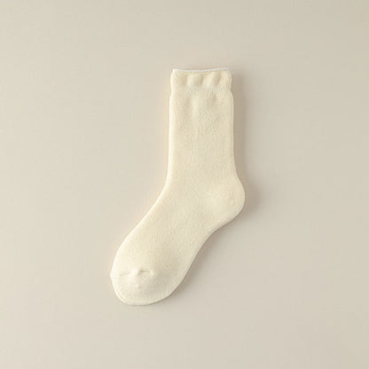 Cozy Relaxed Cuff Wool Socks - 3 Pairs