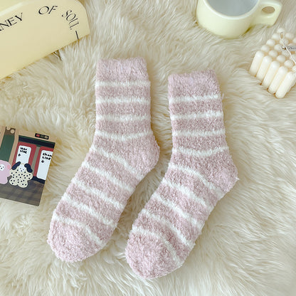 Cozy Cloud Fleece Home Socks - 3 Pairs