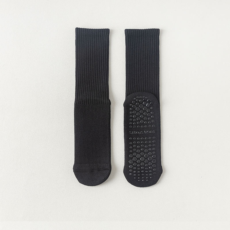 Grip Yoga Pilates Cushioned Crew Socks - 2 Pairs