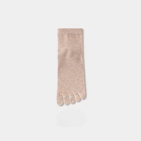 Silicone Heel Secure Toe Socks Women - 3 Pairs