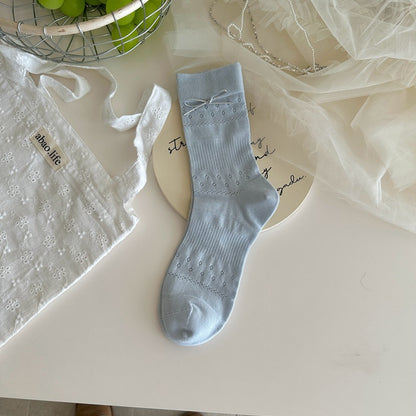 Lace Whisper Cotton Socks - 3 Pairs