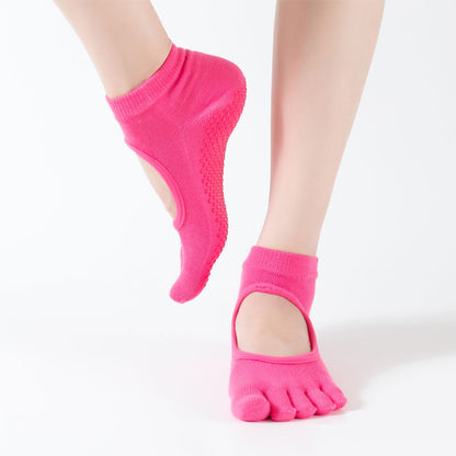GripFit Yoga &amp; Pilates Toe Socks - 2 Pairs