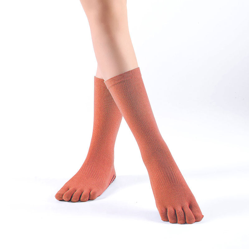GripFit Cotton Crew Toe Socks - 3 Pairs