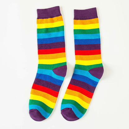 Rainbow Stripe Socks - 3 Pairs