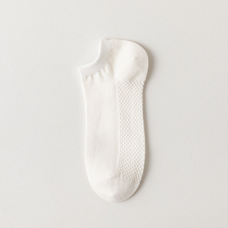 Cotton Mesh Low-Cut Socks Men - 3 Pairs