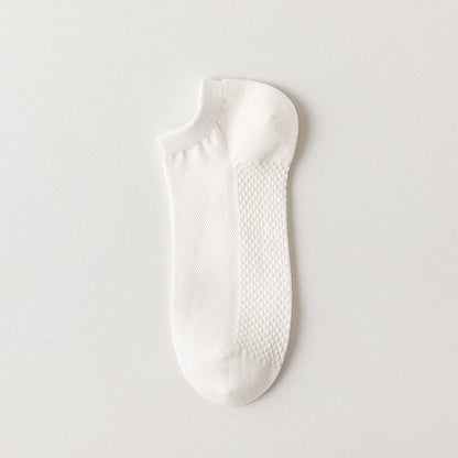 Cotton Mesh Low-Cut Socks Men - 3 Pairs