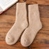 Merino Wool Mid Calf Socks Women - 2 Pairs