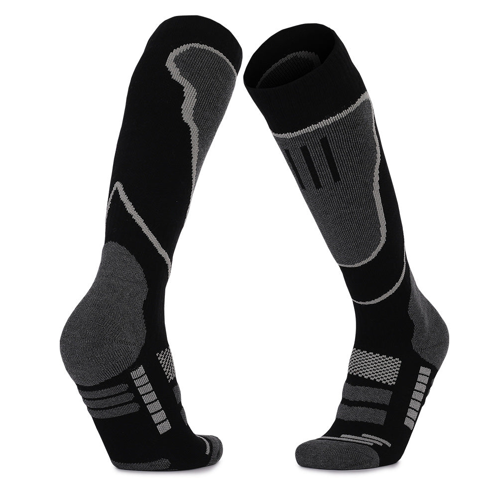 Thermal Knee High Ski Socks - 2 Pairs