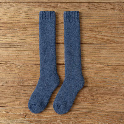 Wool Over the Calf Socks Women