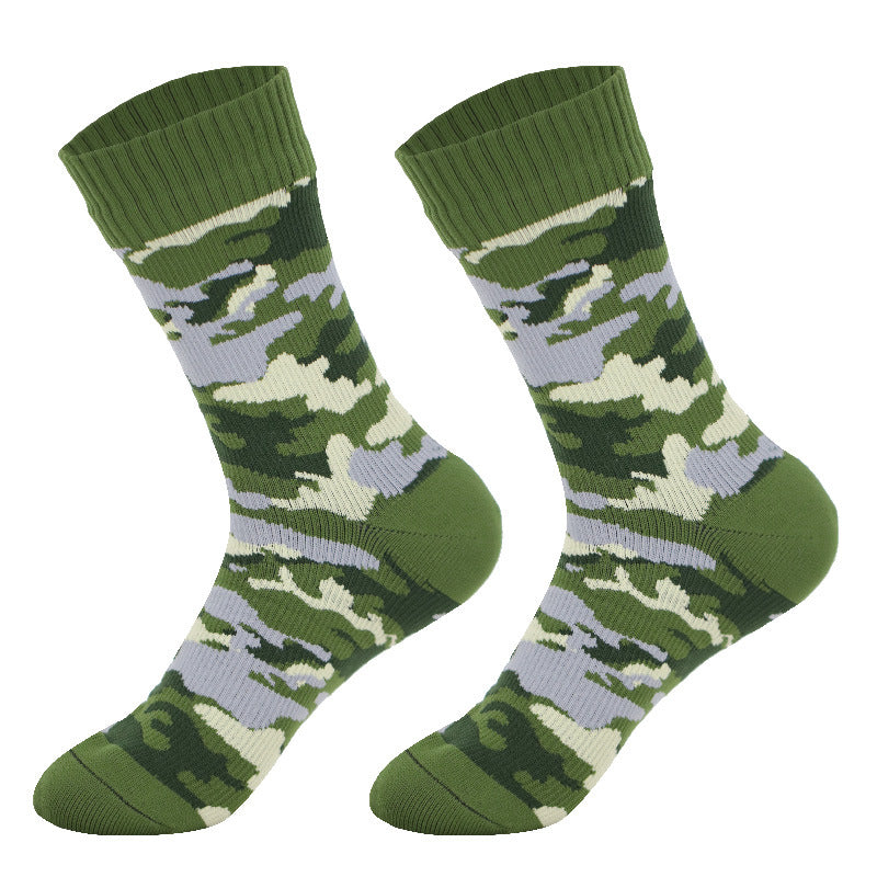 Waterproof Camo Performance Socks - 2 Pairs