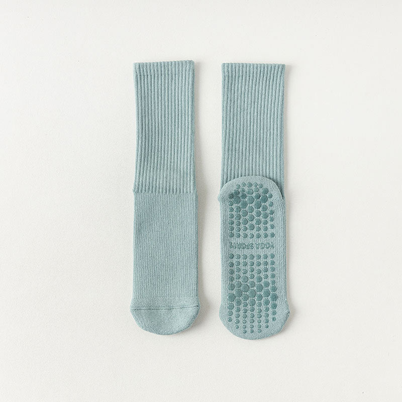 Grip Yoga Pilates Cushioned Crew Socks - 2 Pairs