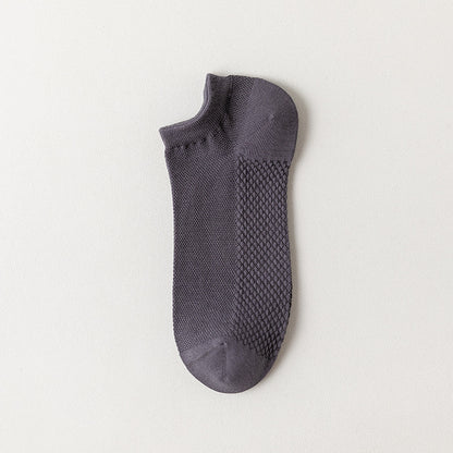 Cotton Mesh Low-Cut Socks Men - 3 Pairs