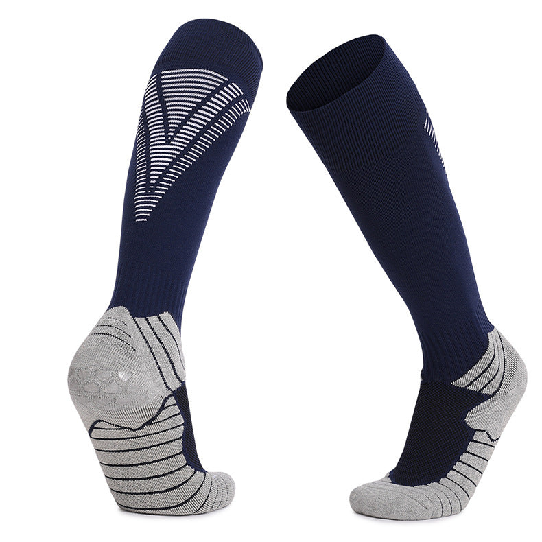 Non-slip Knee High Soccer Socks - 2 Pairs