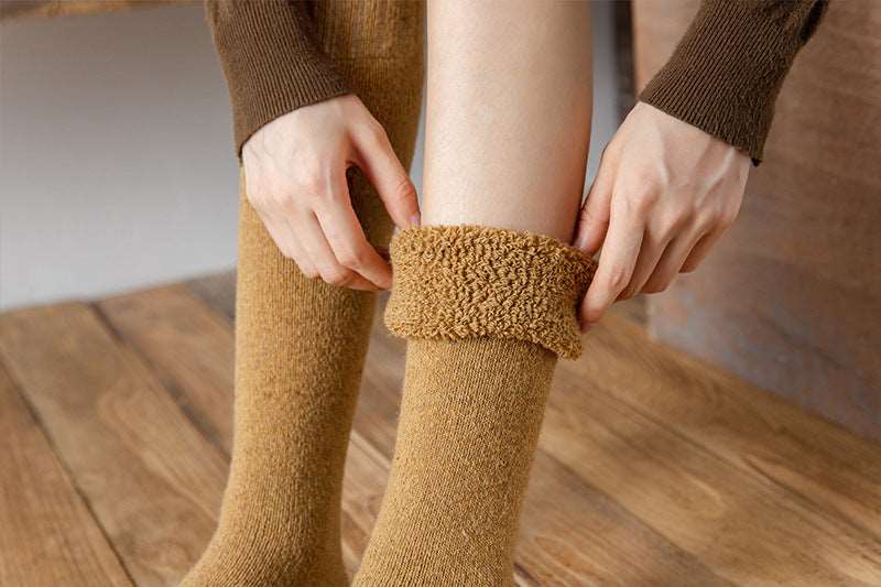 Wool Over the Calf Socks Women