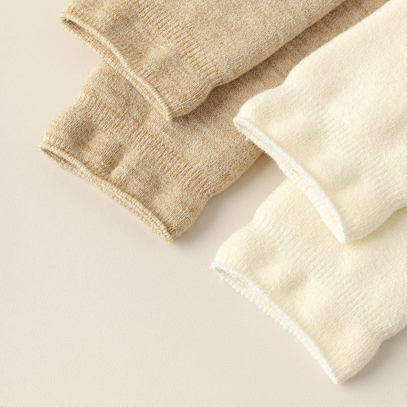 Cozy Relaxed Cuff Wool Socks - 3 Pairs