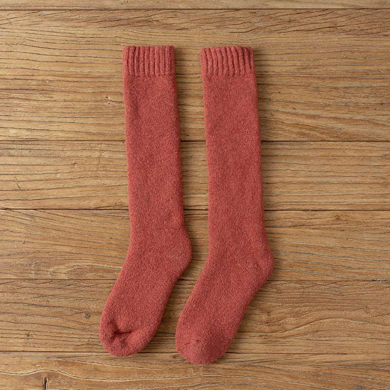 Wool Over the Calf Socks Women
