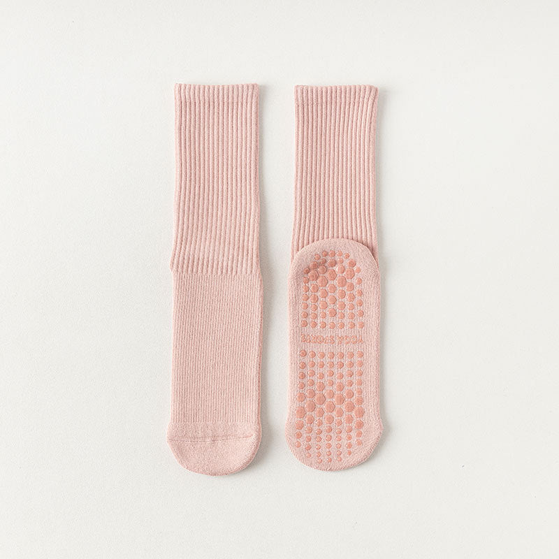 Grip Yoga Pilates Cushioned Crew Socks - 2 Pairs