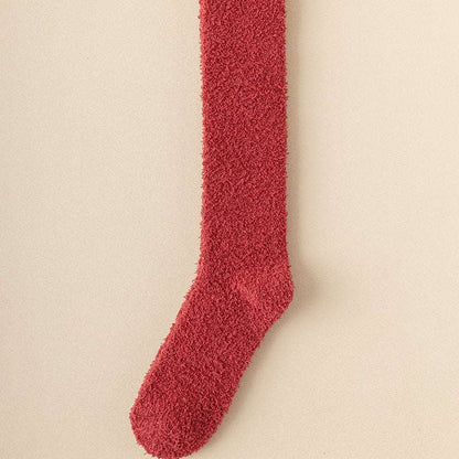 Women Long Fluffy Bed Socks