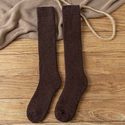 Wool Over the Calf Socks Men
