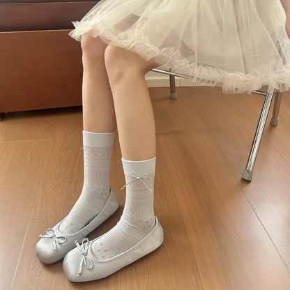 Lace Whisper Cotton Socks - 3 Pairs