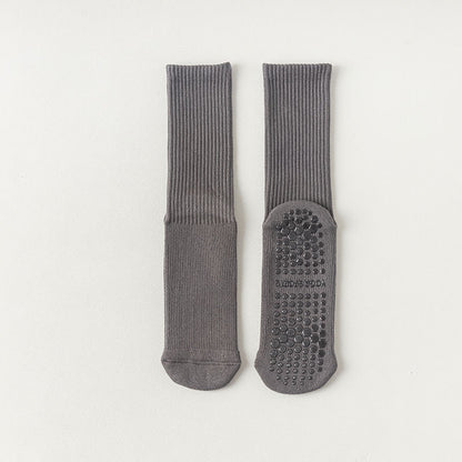 Grip Yoga Pilates Cushioned Crew Socks - 2 Pairs